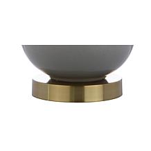Gradient 25" Ceramic and Brass LED Table Lamp by JONATHAN Y