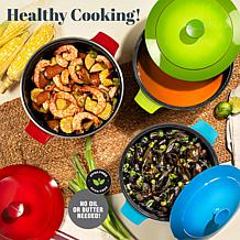 GraniteStone 6.5 qt. Nonstick Dutch Oven Pot with Self-Basting Lid