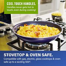 Granitestone Blue 5-Piece Nonstick Pots and Pans Cookware Set