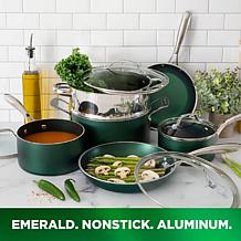 GraniteStone Emerald Nonstick Pots and Pans Cookware Set - 10 Piece