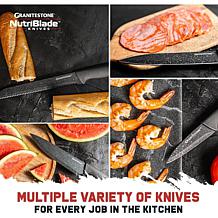 Granitestone NutriBlade 12-Piece Stainless Steel Knife Set