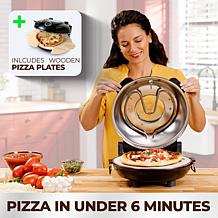 GraniteStone Piezano Pizza Oven with 4 Pizza Peels