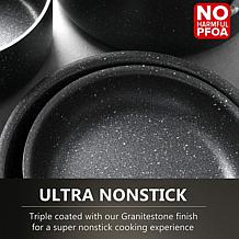 Granitestone Pro 10-Piece Nonstick Stackable Cookware Set