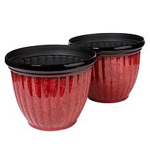 GreanBase Ribbed Garden Planter - Set of 2