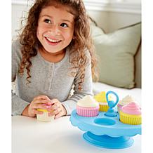 Green Toys Cupcake Set - 100% Recycled Plastic Play Treats