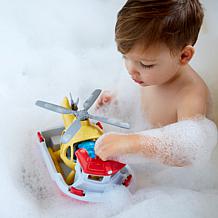 Green Toys Rescue Boat & Helicopter Set
