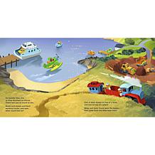 Green Toys Train and Board Book Set Vehicle and Illustrated Board Book