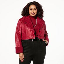 GREY by Jhoan Sebastian Grey 2-in-1 Shearling/Faux Leather Jacket
