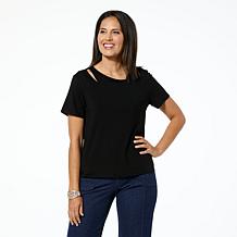 GREY by Jhoan Sebastian Grey Abstract Jersey Knit Tee