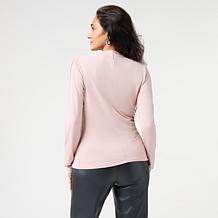 GREY by Jhoan Sebastian Grey Knit Top with Gathering