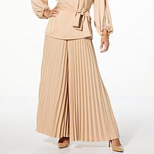 GREY by Jhoan Sebastian Grey Pleated Satin Pant