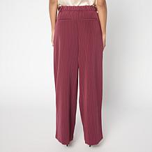Grey by Jhoan Sebastian Grey Pull-On Pinstripe Trouser Pant