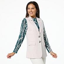 GREY by Jhoan Sebastian Grey Vest with Trapunto Stitching