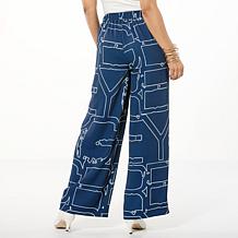 GREY by Jhoan Sebastian Grey Woven Logo Print Pant