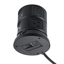 Griffin 10-Port Swivel Table Tower Surge Protector w/Wireless Charging
