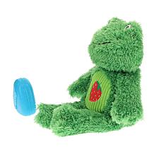 Guru Soft Scents Frog Plush Dog Toy with Scented Squeaker