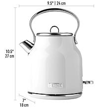 Haden Heritage 1.7-Liter Stainless Steel Electric Kettle