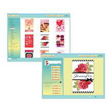 Hallmark Greeting Card Software Bundle with 20 Blank Cards