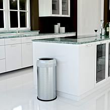 Halo 13-Gallon Round Open Top Trash Can with Dual AbsorbX Odor Filters