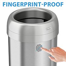 Halo 13-Gallon Round Open Top Trash Can with Dual AbsorbX Odor Filters
