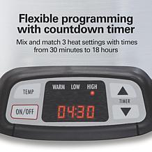 Hamilton Beach® 8 qt. Programmable Countdown Slow Cooker