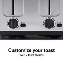 Hamilton Beach Brushed Stainless Steel 4 Slice Toaster