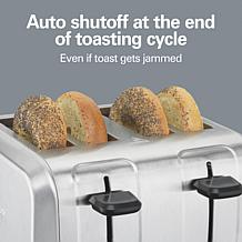 Hamilton Beach Brushed Stainless Steel 4 Slice Toaster