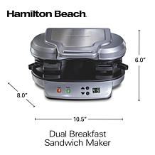 Hamilton Beach® Dual Breakfast Sandwich Maker