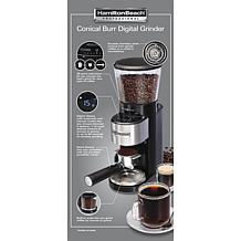 Hamilton Beach Professional Conical Burr Steel Digital Coffee Grinder