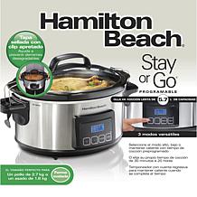 Hamilton Beach Programmable Stay or Go 6 Quart Slow Cooker
