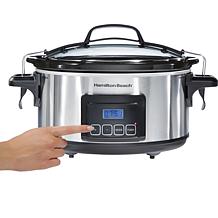 Hamilton Beach Programmable Stay or Go 6 Quart Slow Cooker