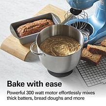 Hamilton Beach Stand Mixer with 4 Quart Stainless Steel Bowl