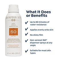 Hampton Sun Broad Spectrum SPF 50 Continuous Mist Sunscreen