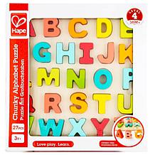 Hape Alphabet Blocks 27 Pieces Wooden Blocks Learning Puzzle