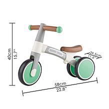 Hape: First Ride Balance Bike - 3 Wheeled Tricycle, Light Green
