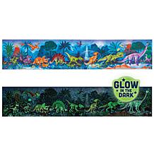 Hape Giant Glow-In-The Dark Puzzle Dinosaurs, 200 Pieces