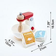 Hape Mighty Mixer - 4 Piece Wooden Toy Kitchen Playset