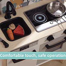 Hape: Modern Smart Kitchen, White 12pc Standing Kitchen & Cooking Set