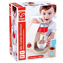 Hape My Coffee Machine - 6 Piece Wooden Kitchen Playset, White