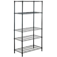 Happimess Alpha 5-Tier Wire Shelving - Chrome