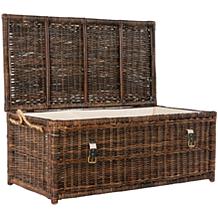 happimess Caden 46" Wicker Storage Trunk