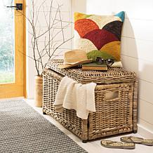 happimess Elijah 30" Wicker Storage Trunk