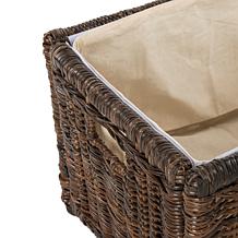happimess Elijah 30" Wicker Storage Trunk
