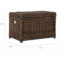 happimess Elijah 30" Wicker Storage Trunk