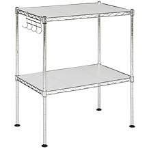 Happimess Lucien 2 Tier Wire Microwave Rack - Chrome