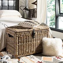 happimess Michael 35" Wicker Storage Trunk