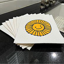Happy Place Reusable Dish Cloths - 8-pack