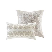 Harbor House Suzanna Cotton Comforter Mini Set, Full/Queen - Taupe