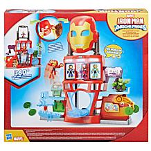 Hasbro Marvel Iron Man and His Awesome Friends Iron Quarters Playset