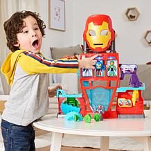 Hasbro Marvel Iron Man and His Awesome Friends Iron Quarters Playset